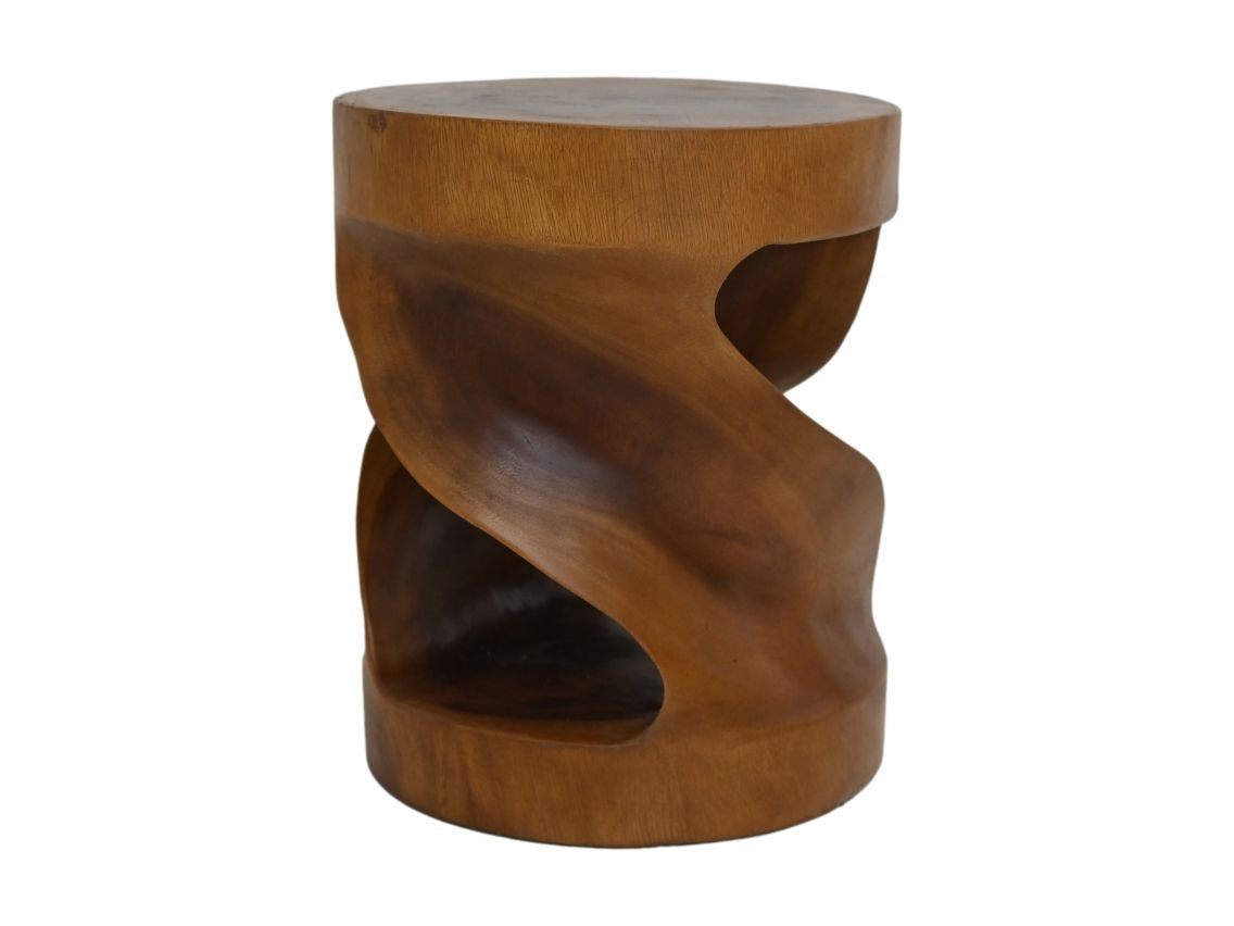 HSM Collection-Runde Beistelltisch-30x30x42-Braun-Munggur