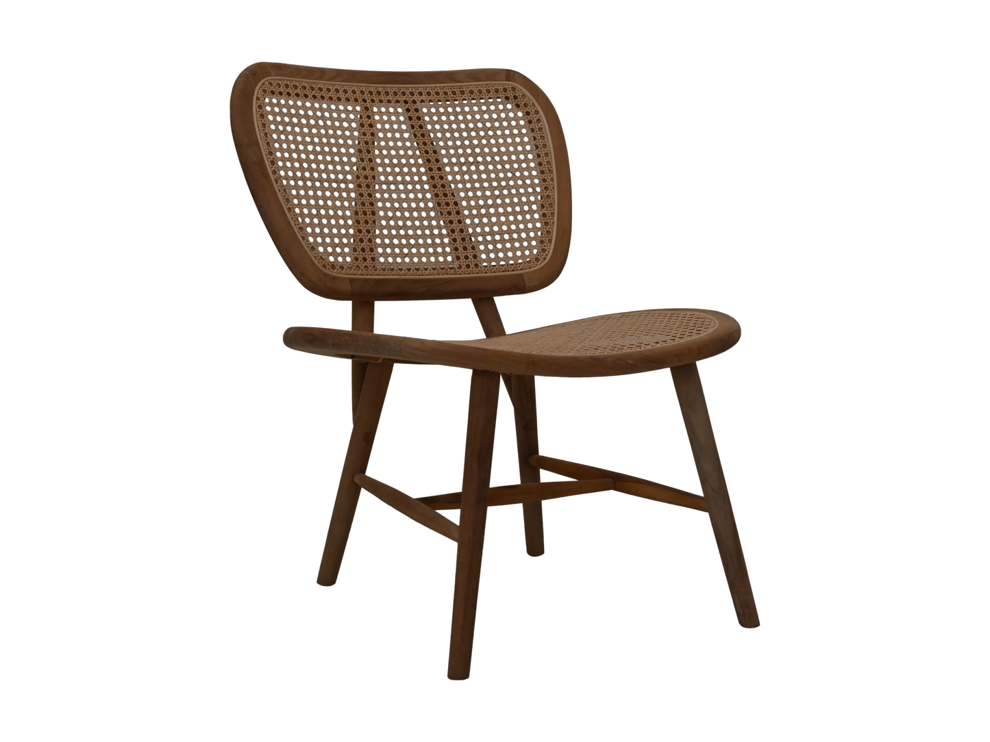 HSM Collection-Stuhl Lugano-70x67x81-Natur-Rattan/Teak