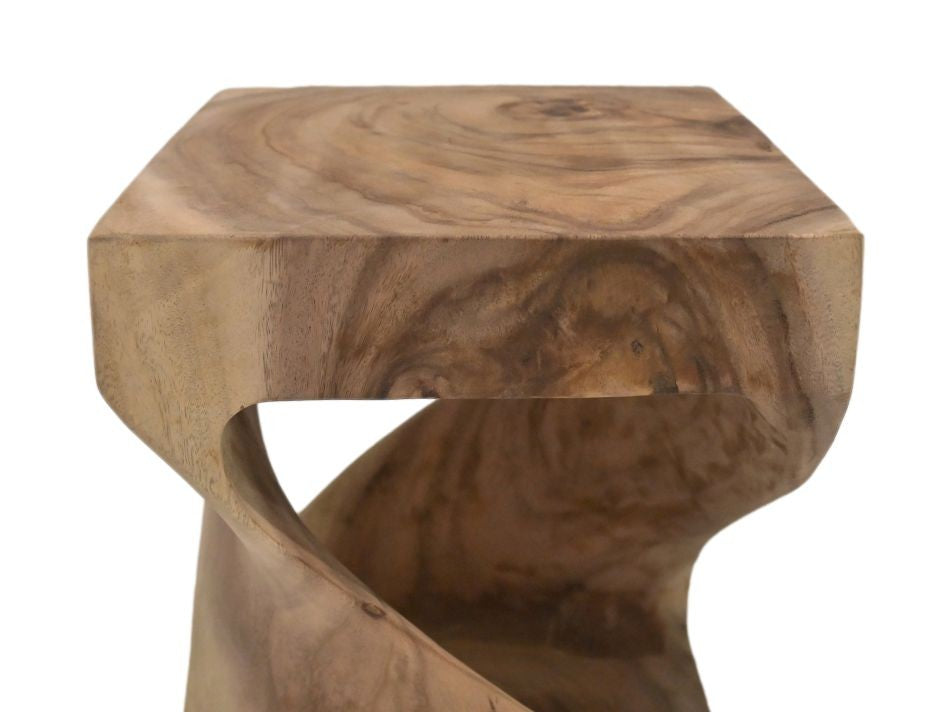 HSM Collection - Quadratischer Beistelltisch - 30x30x44 - Natur - Munggur