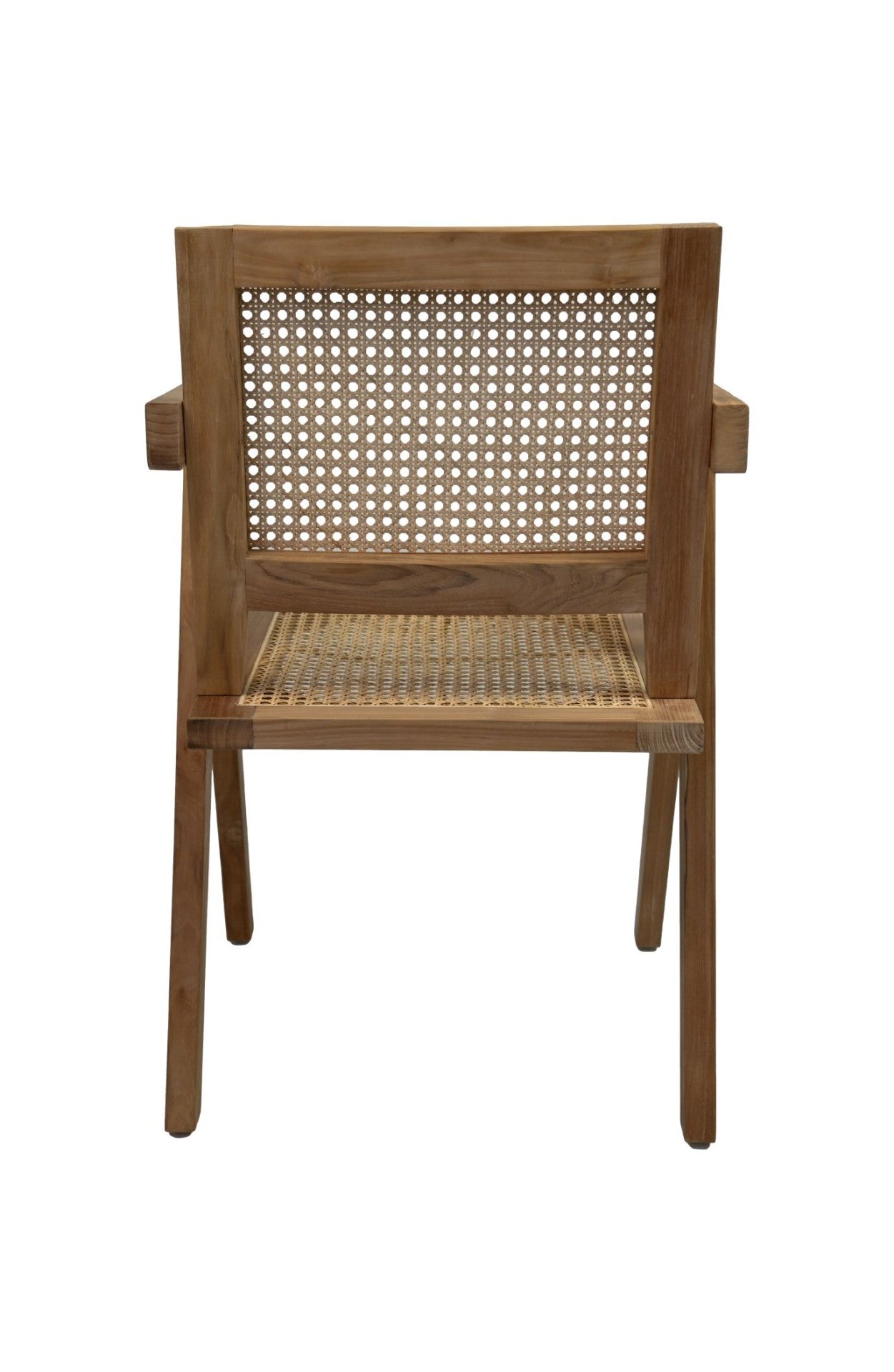 HSM Kollektion-Esszimmerstuhl-56x52x83-Natur-Rattan/Teak
