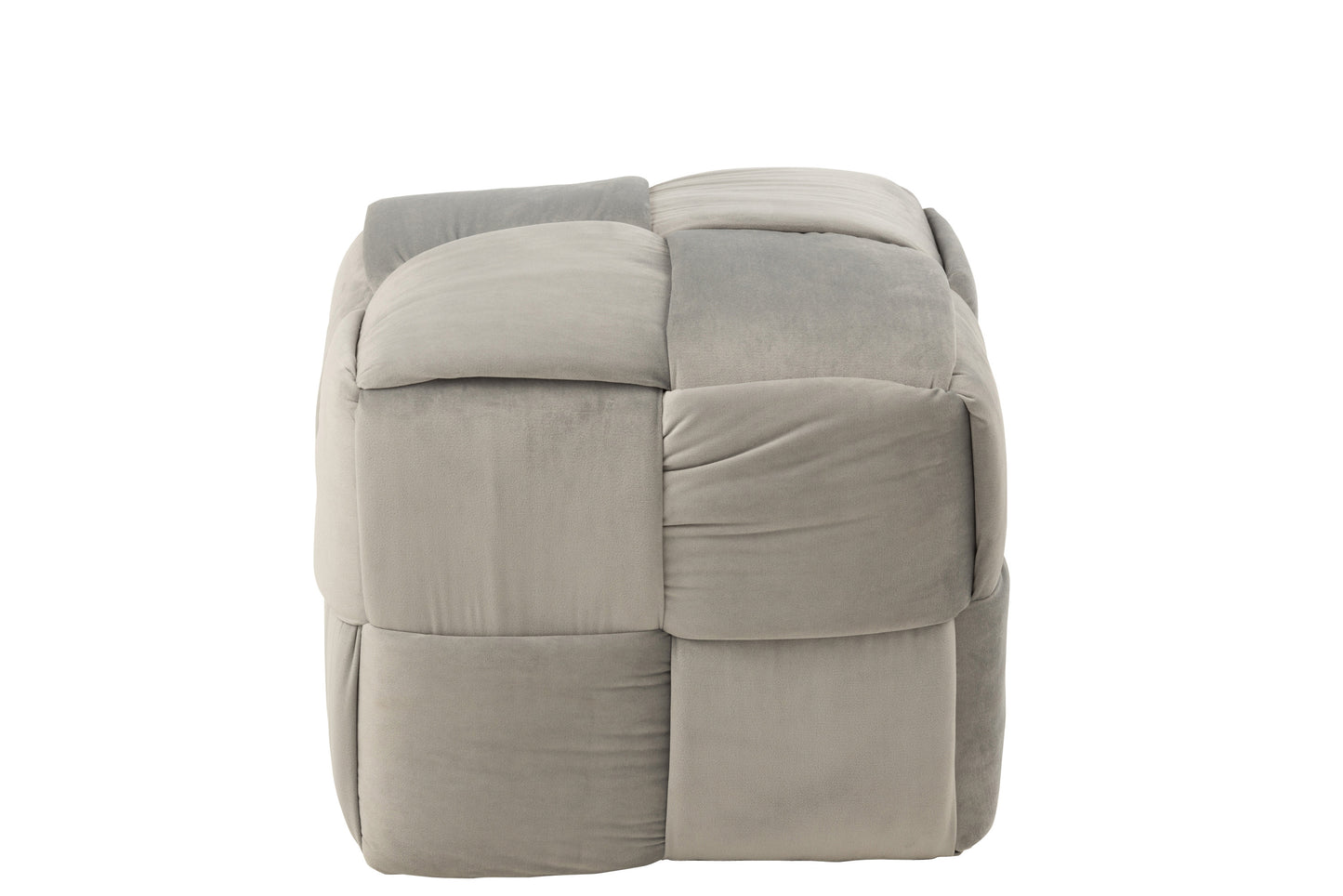 HOCKER 1-PERSON TEXTIL/HOLZ HELL GRAU