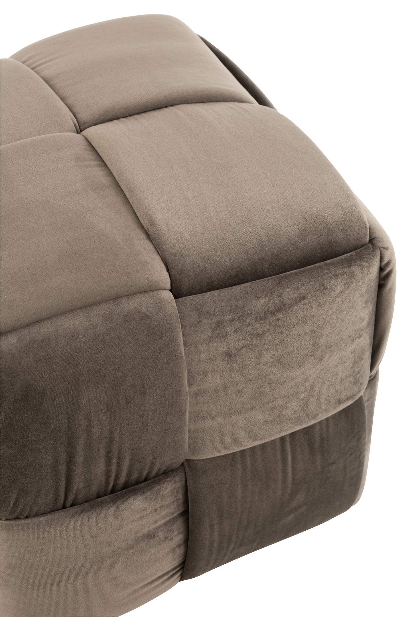 HOCKER 1-PERSON TEXTIL/HOLZ DUNKEL GRAU