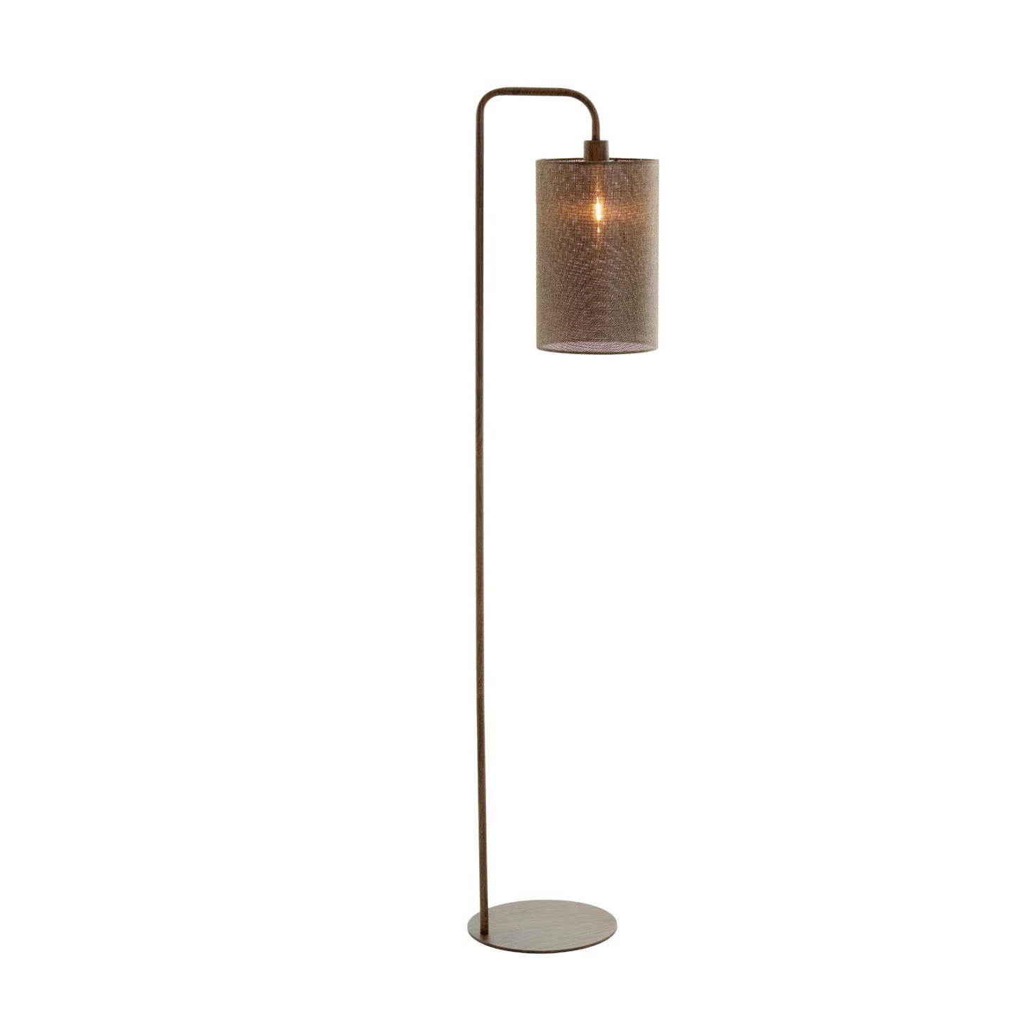 Stehlampe Donio - Braun - 33,5x28x155cm