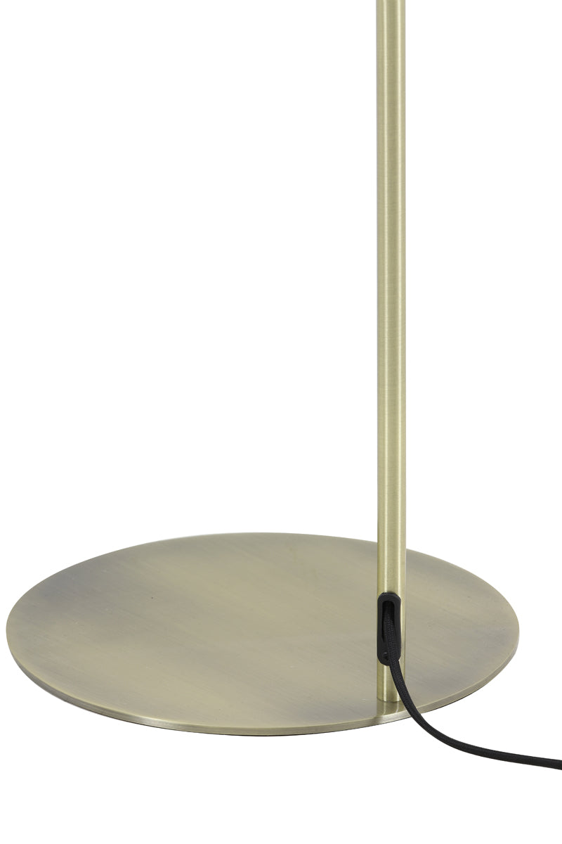 Stehlampe 45x28x160 cm RAKEL antikes Bronze + rauchig