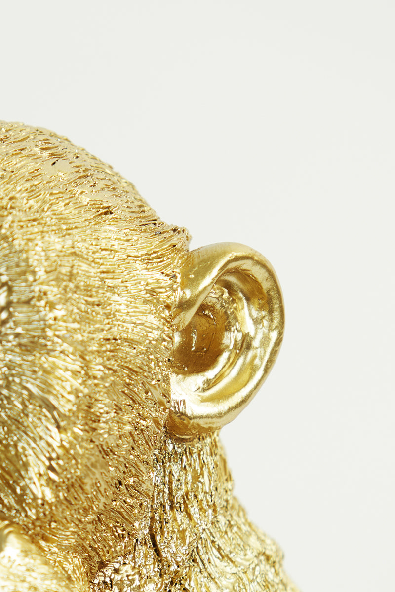 Tischlampe Affe - Gold - 19,5x20x34cm