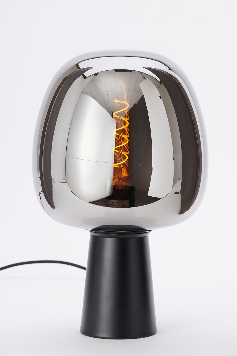 Tischlampe Maysony - Grau - Ø22cm