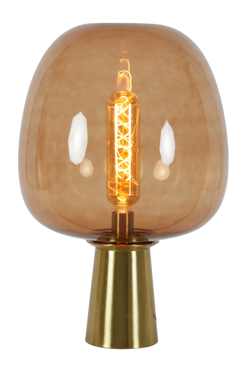 Tischlampe Maysony - Braun - Ø40cm