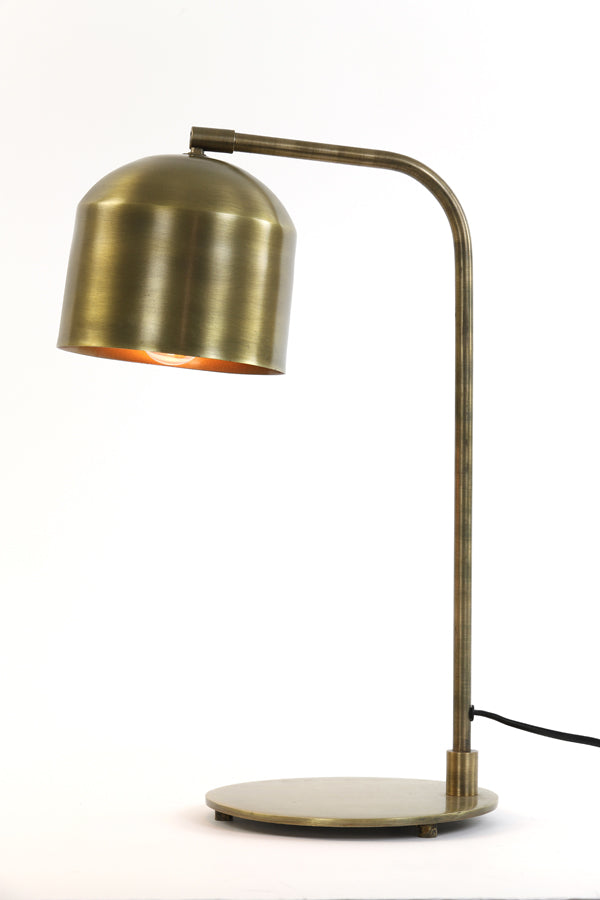 Schreibtischlampe Aleso - Antik Bronze - Ø20cm