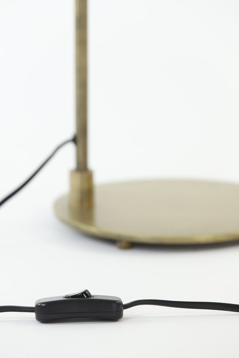 Schreibtischlampe Aleso - Antik Bronze - Ø20cm