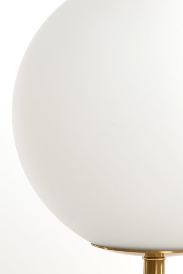 Tischlampe Medina - Weiß - Ø25cm