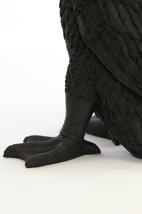 Tischlampe Duck - Schwarz - 23,5x23x48,5cm