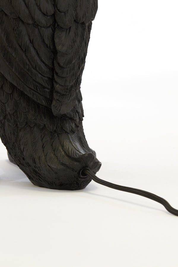 Tischlampe Duck - Schwarz - 23,5x23x48,5cm