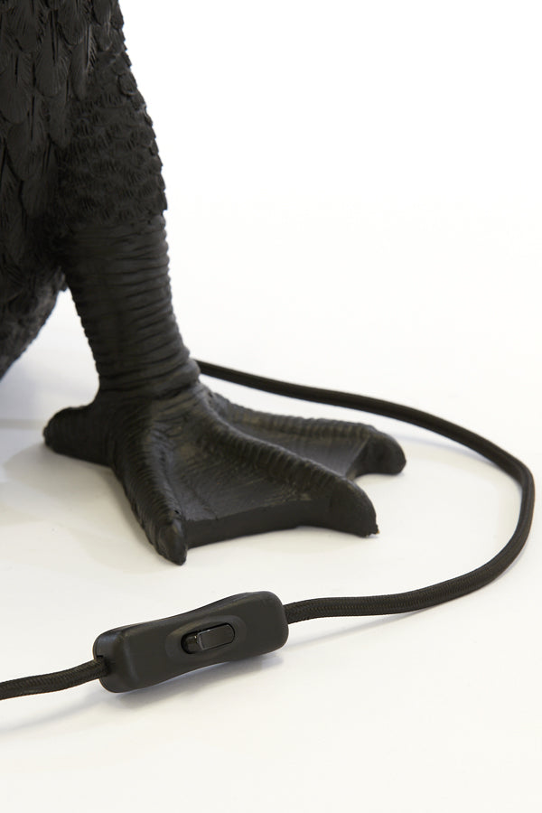 Tischlampe Duck - Schwarz - 23,5x23x48,5cm