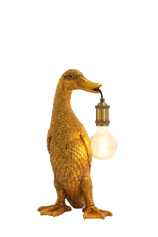 Tischlampe Duck - Bronze - 23,5x23x48,5cm