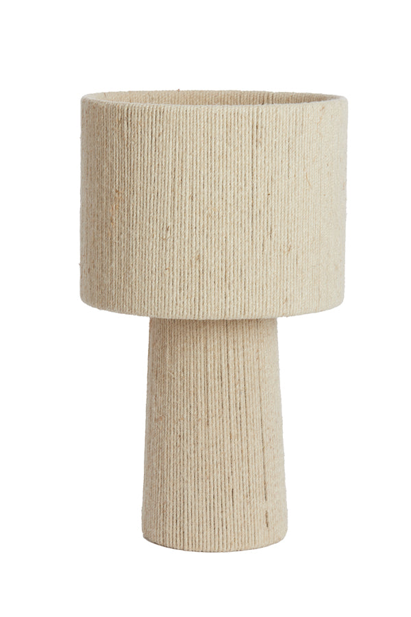 Tischlampe Pitino - Jute - Ø31,5cm