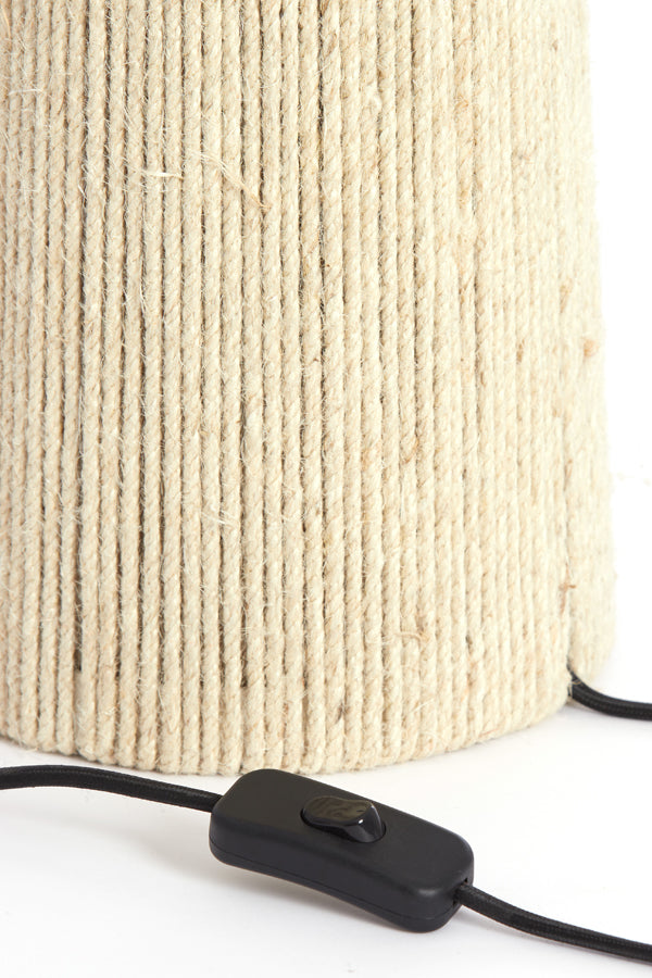 Tischlampe Pitino - Jute - Ø31,5cm