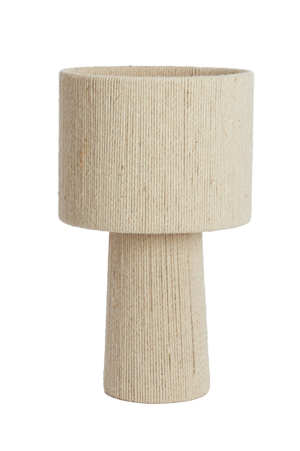Tischlampe Pitino - Jute - Ø31,5cm