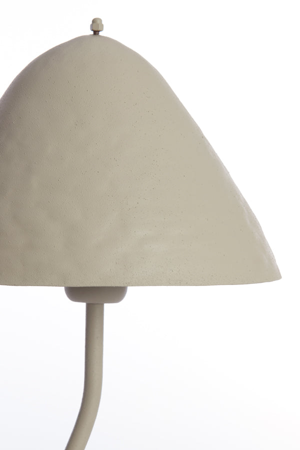 Tischlampe Elimo - Grau - Ø25cm