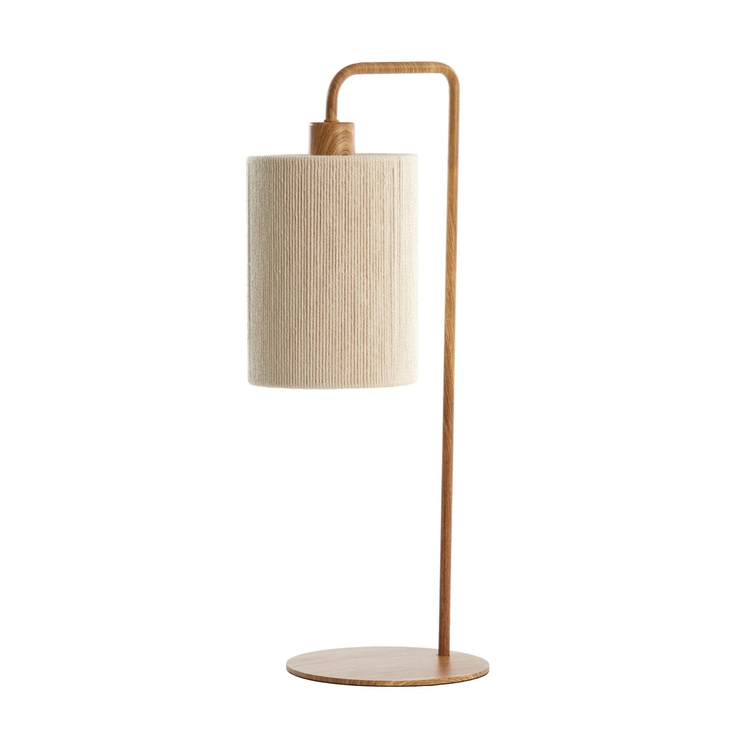 Tischlampe Donio - Natur/Creme - 26x20x59,5cm