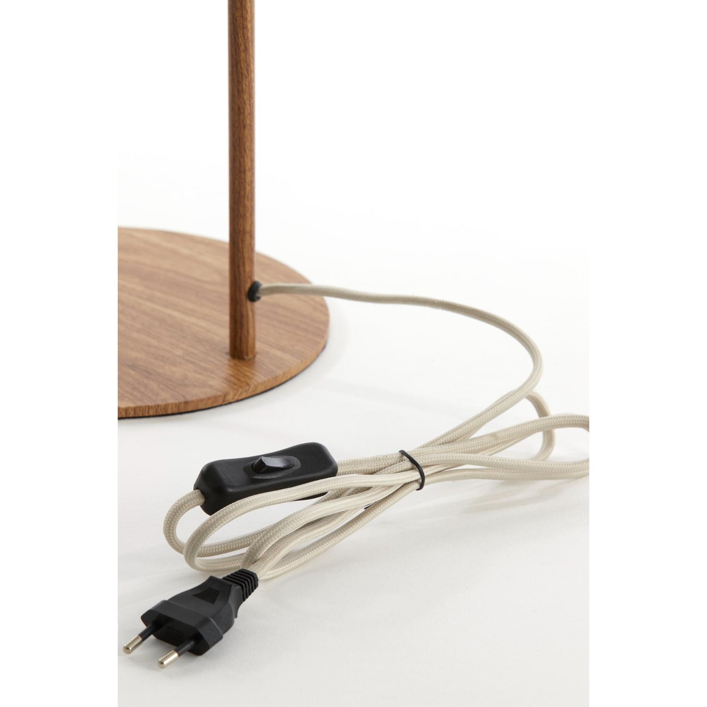 Tischlampe Donio - Natur/Creme - 26x20x59,5cm