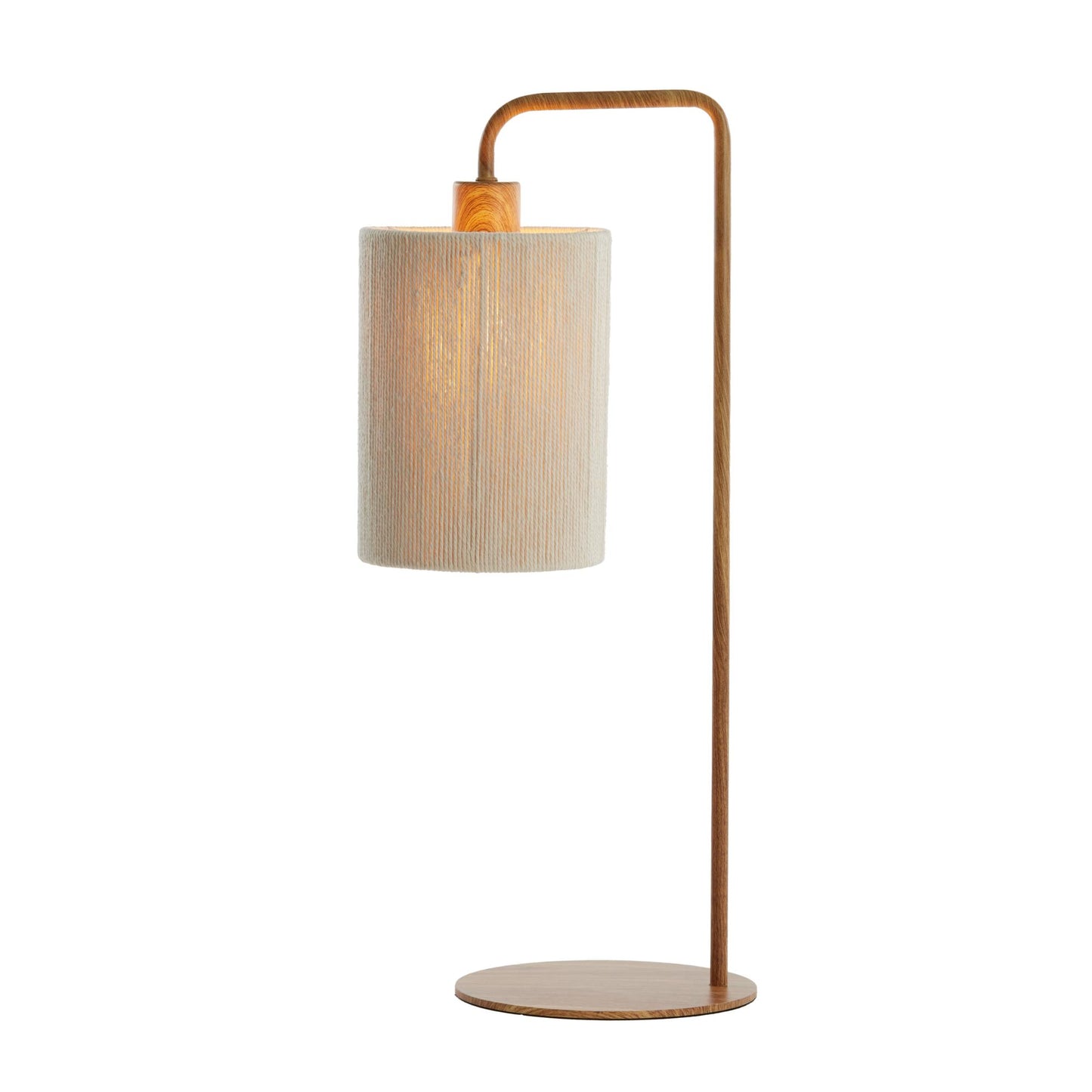 Tischlampe Donio - Natur/Creme - 26x20x59,5cm