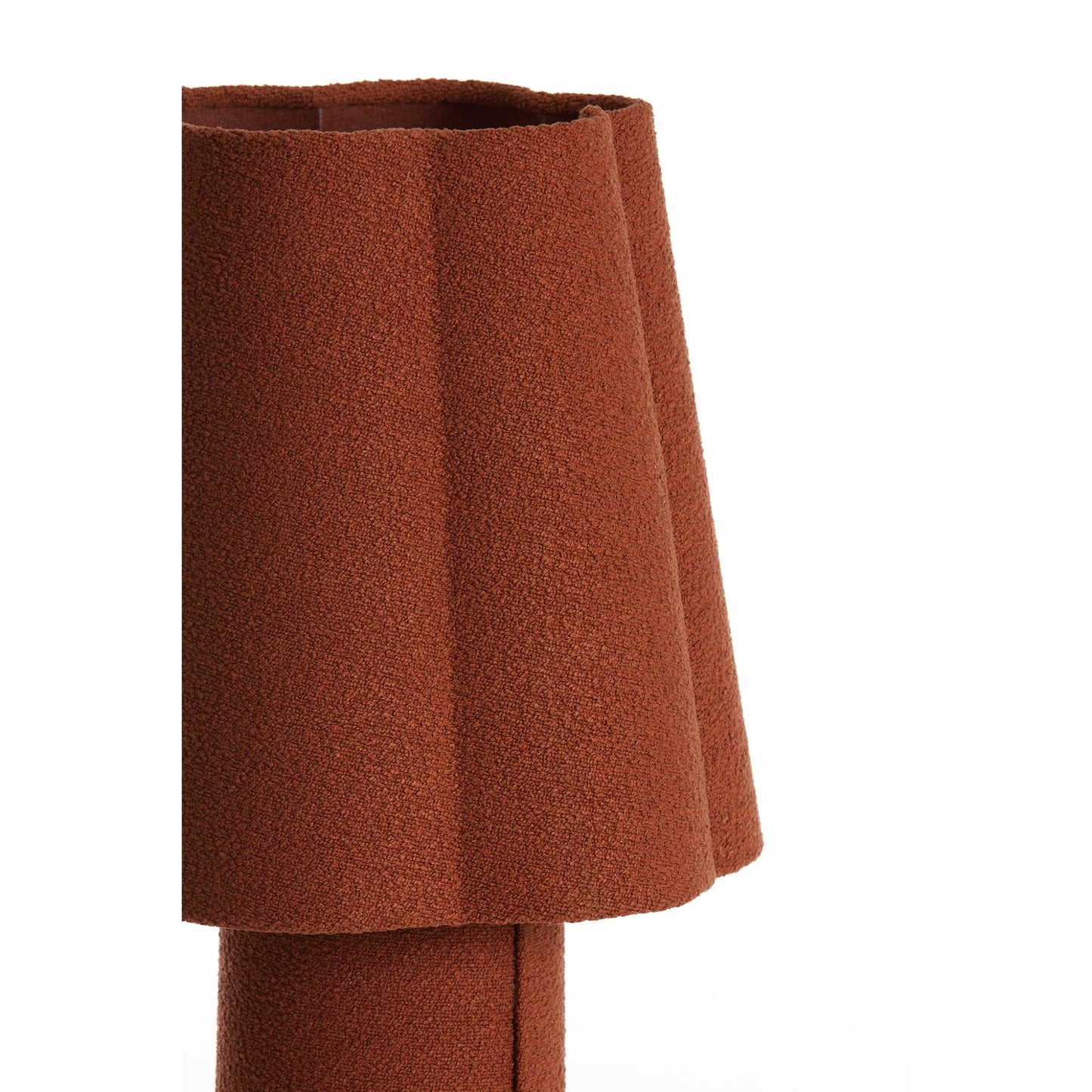 Tischlampe Musaby - Terrakotta - Ø25cm