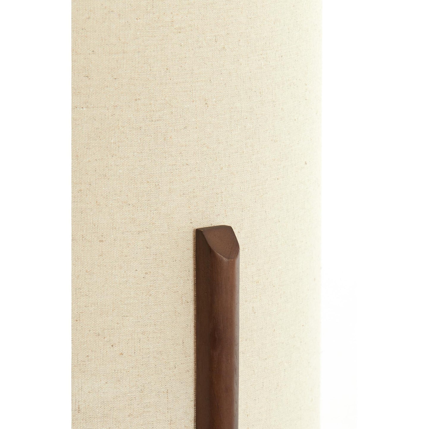 Tischlampe Litto - Dunkelbraun - Ø22cm