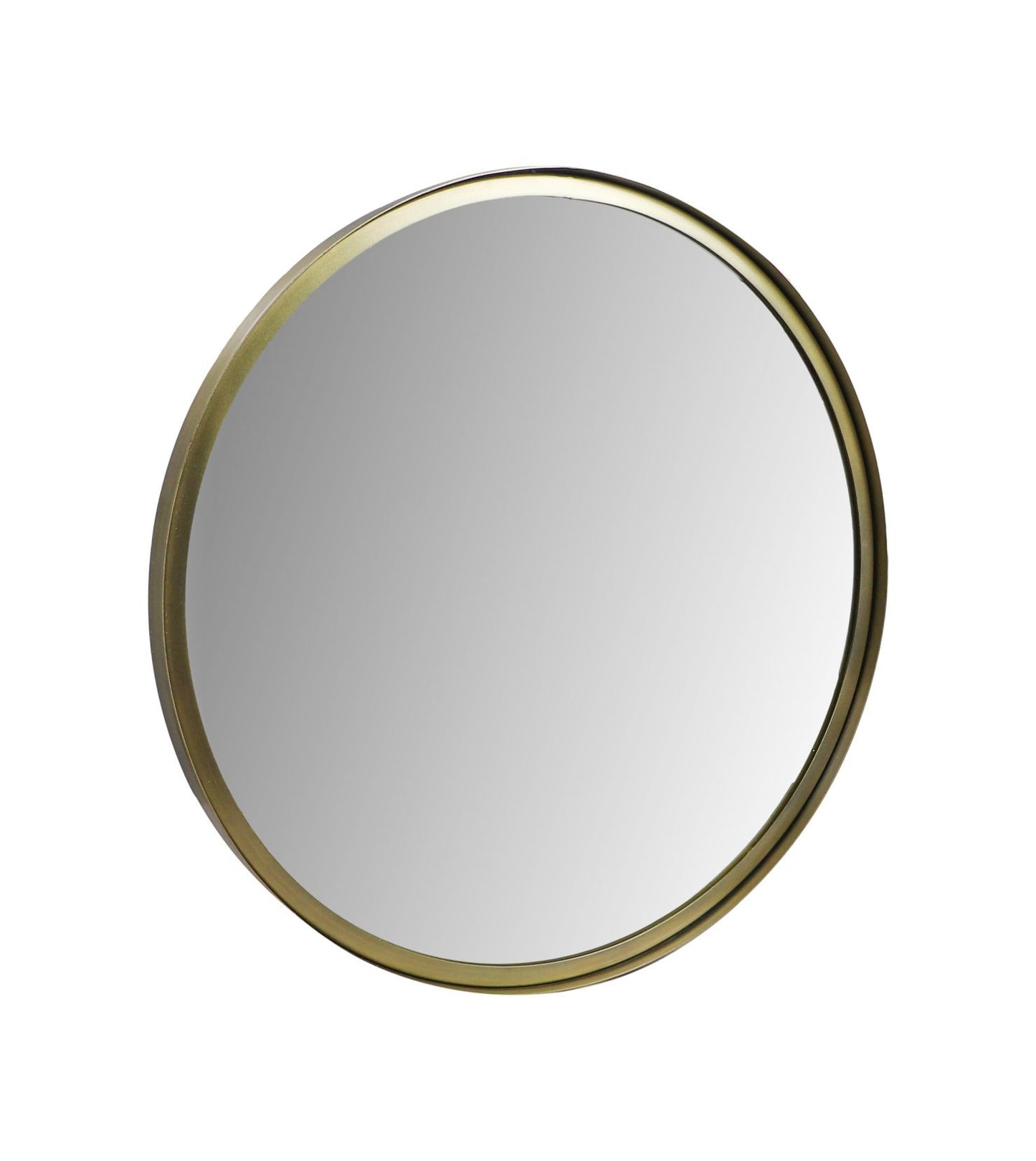 HSM Kollektion - Runder Spiegel - 50X2X50 - Gold - Metall