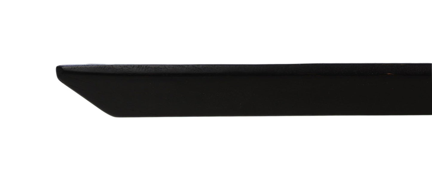 HSM Kollektion-Rechteckige Tischplatte Zürich-200x100x3,8-Schwarz-Mango
