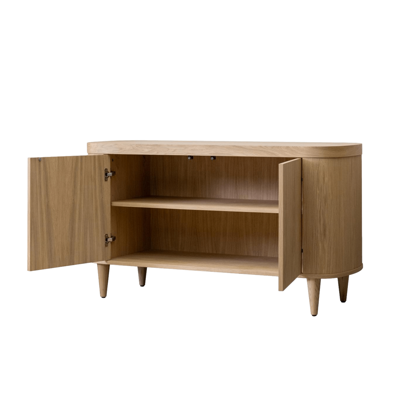HSM Collection-Sideboard Dune 2 Door-140x50x77,5-Natur-Eiche
