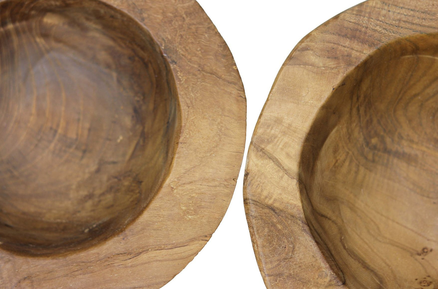 HSM Collection-Fruchtschale Klein S/2-ø20-27x6-10-Natur-Teak