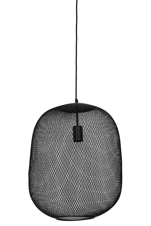 Pendelleuchte Reilley - Schwarz - Ø40cm