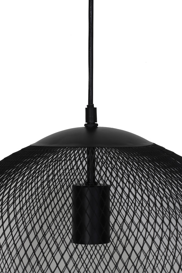 Pendelleuchte Reilley - Schwarz - Ø40cm