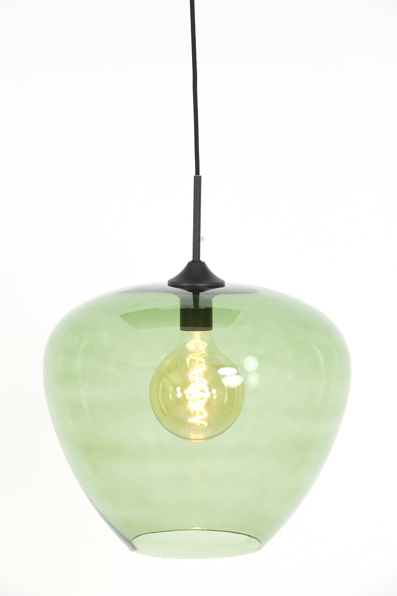 Pendelleuchte Mayson - Glas Grün - Ø40cm