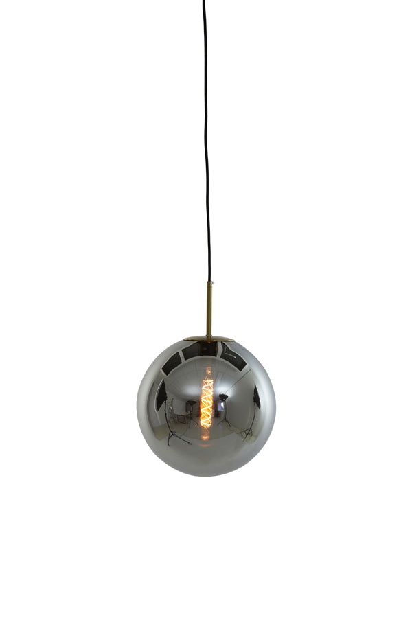 Pendelleuchte Medina - Rauchglas - Ø30cm