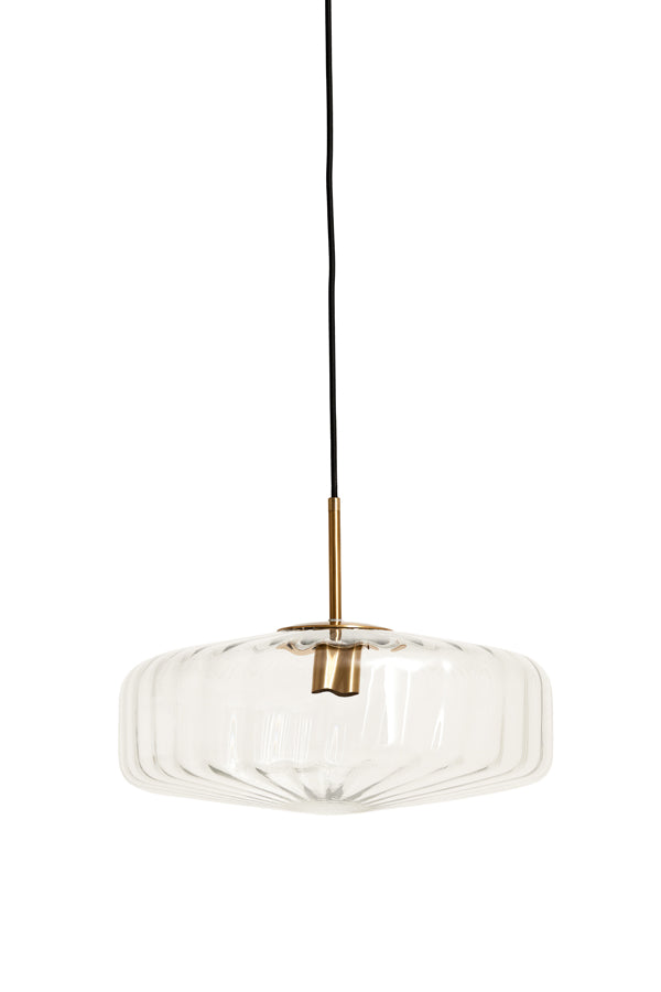 Hängelampe Pleat - Glas - Ø30cm