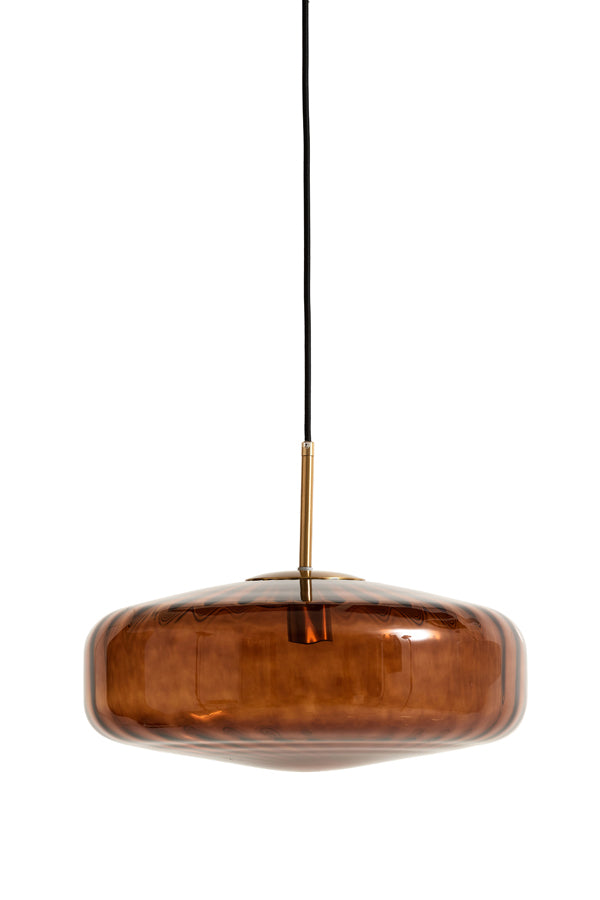 Hängelampe Pleat - Antik Braun - Ø40cm