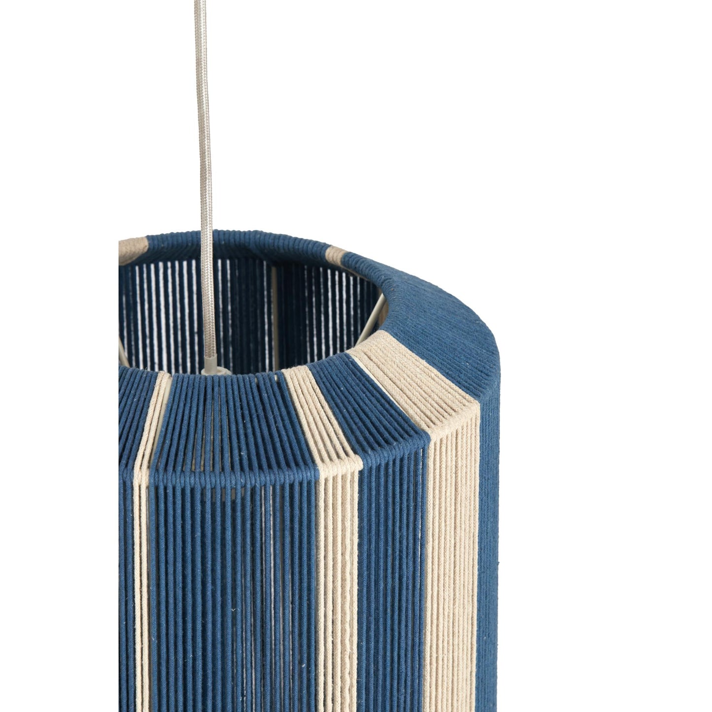 Pendelleuchte Kozana - Dunkelblau - Ø36cm