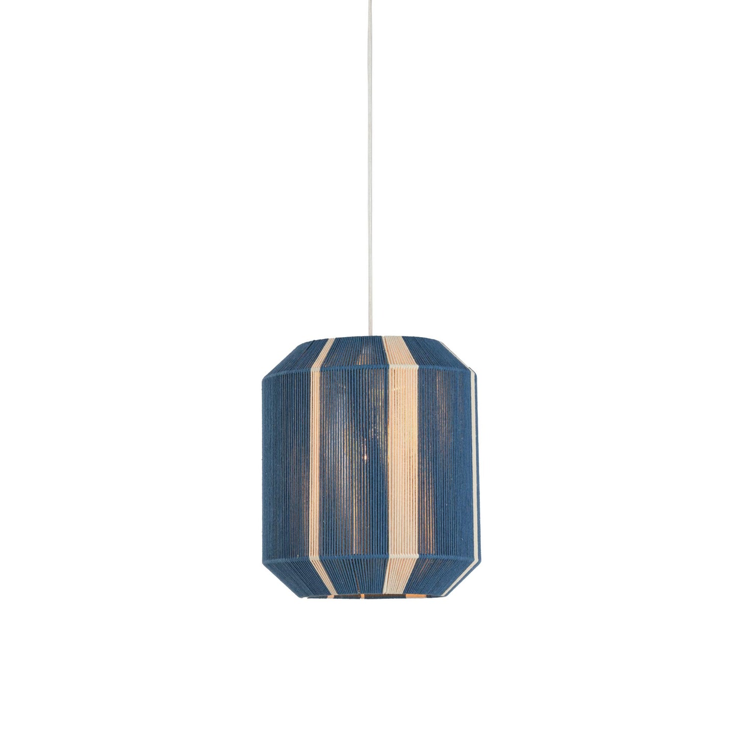 Pendelleuchte Kozana - Dunkelblau - Ø36cm