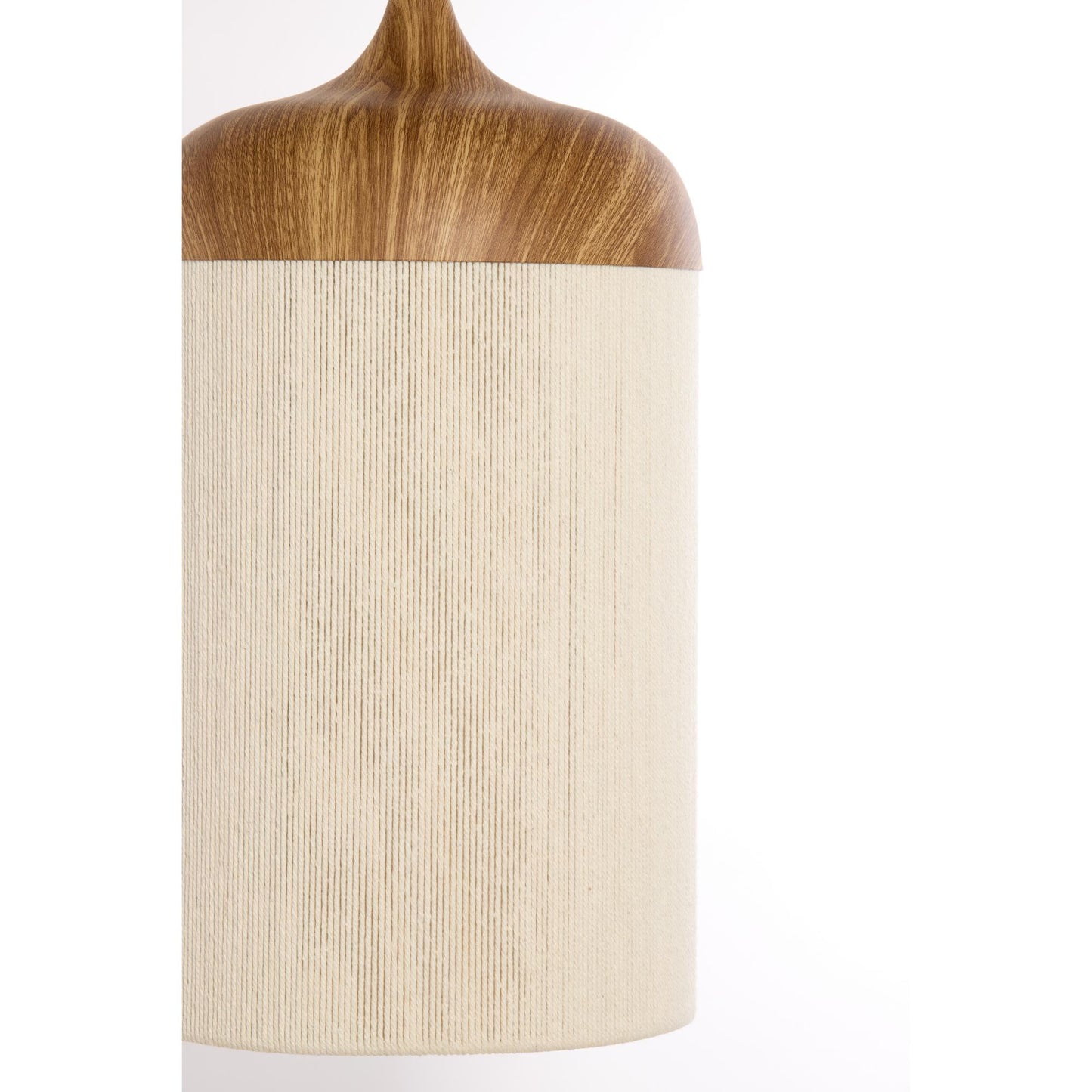 Pendelleuchte Dania - Natur/Creme - Ø22cm