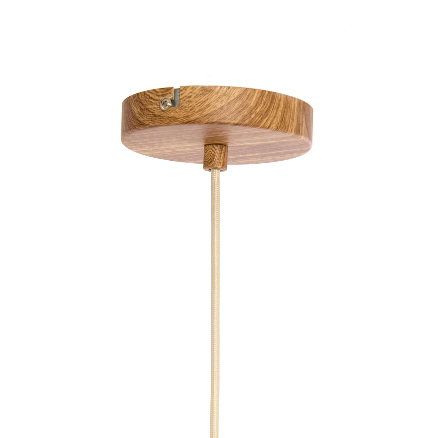 Pendelleuchte Dania - Natur/Creme - Ø22cm
