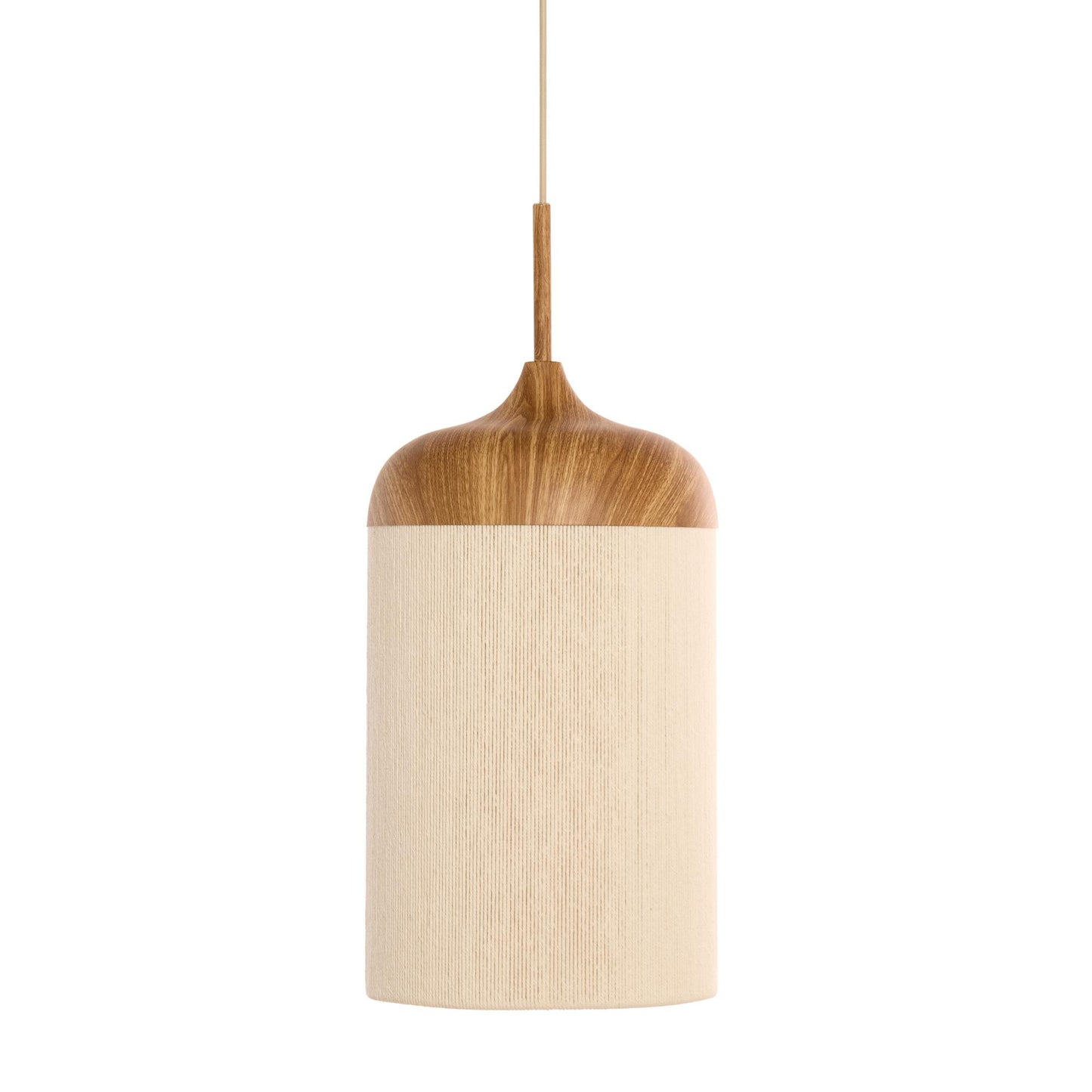 Pendelleuchte Dania - Natur/Creme - Ø22cm