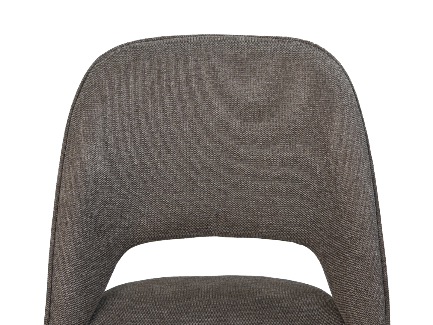 HSM Kollektion - Esszimmerstuhl Jenna - Set von 2 - 62x54x87 - braun/schwarz - Baumwolle