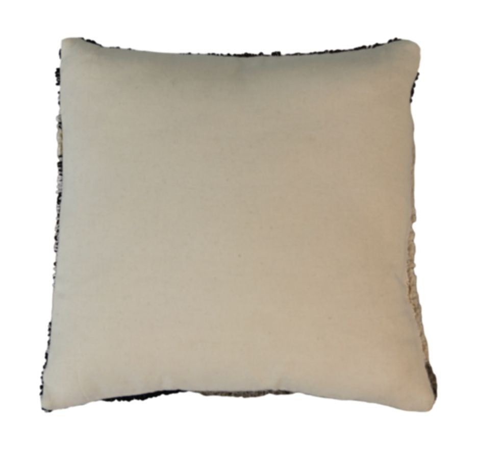 HSM Kollektion-Zierkissen-2-45x45-Natur/Grau-Baumwolle