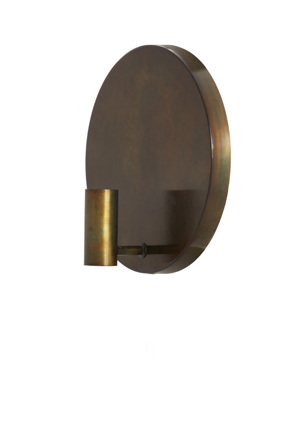 Wandlampe Disc - Gold-Grau - Ø30x18cm
