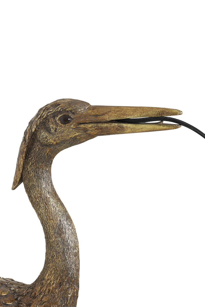 Wandlampe Crane - Antik Bronze - 29,5x16x48 cm