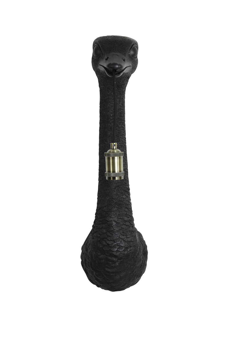 Wandlampe Strauß - Schwarz - 18x15,5x57,5 cm