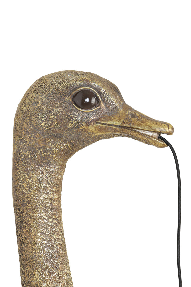 Wandlampe Strauß - Antik Bronze - 18x15,5x57,5 cm