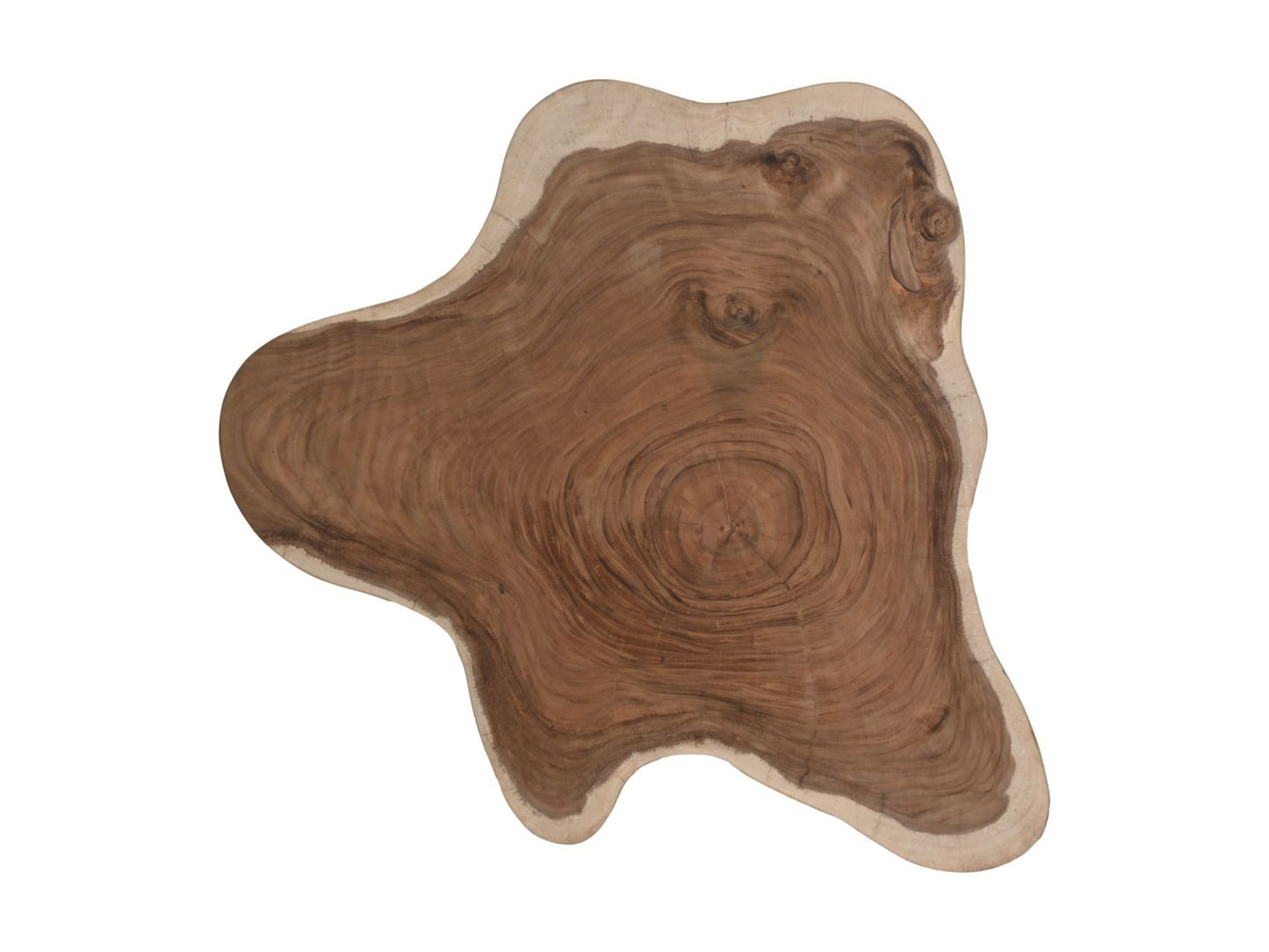 HSM Collection-Rund Tischplatte-ø120x10-Natur-Munggur