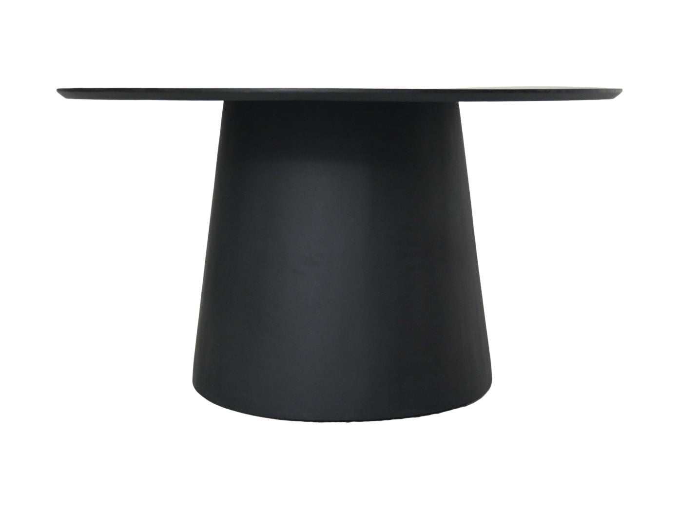 HSM Kollektion-Runder Esstisch Drum-120X120X77-Schwarz-Mango